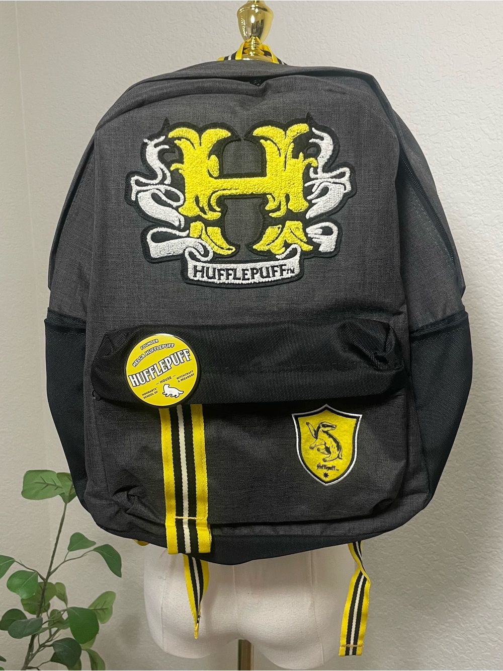 Harry Potter Hufflepuff Backpack School Travel Bag